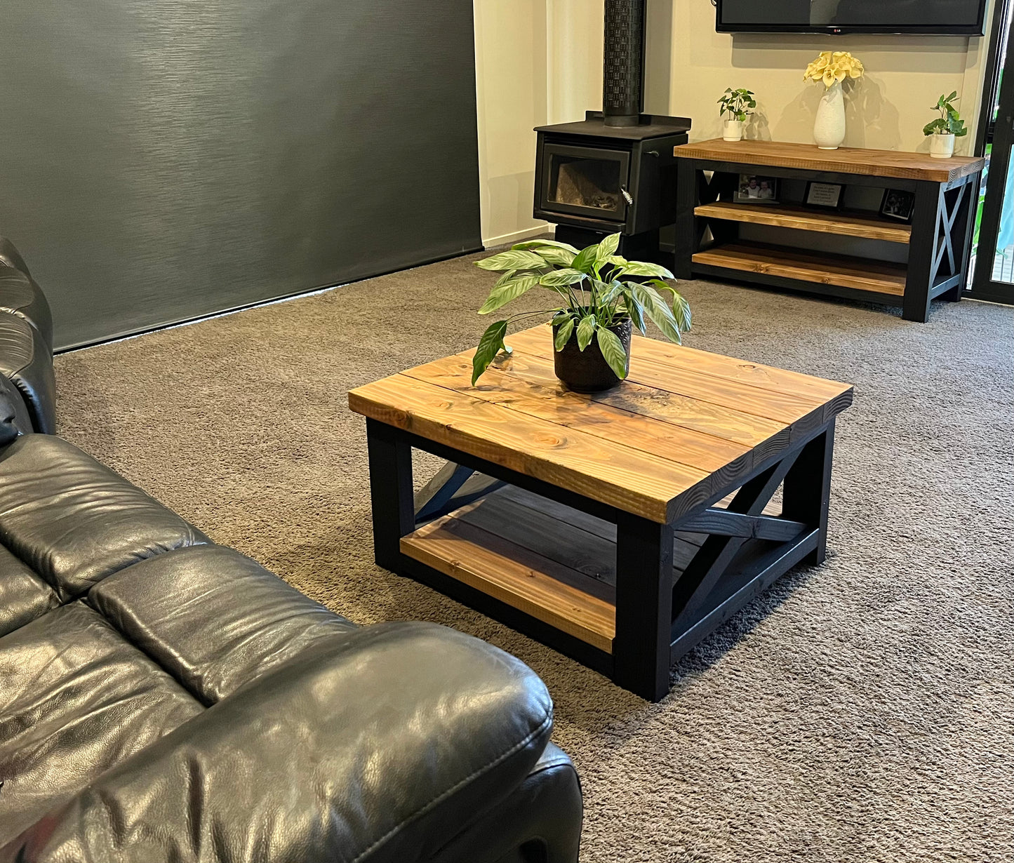 Coffee Table with Shelf